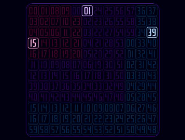 24小时方块钟表图数字时钟必备