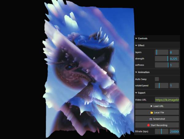 像素threejs特效编辑在线模板