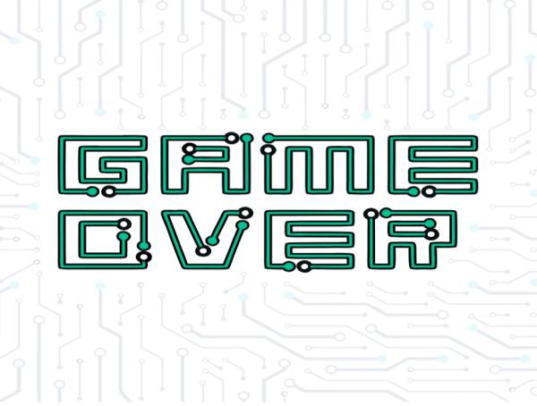 游戏结束字体颜色渐变css动图素材