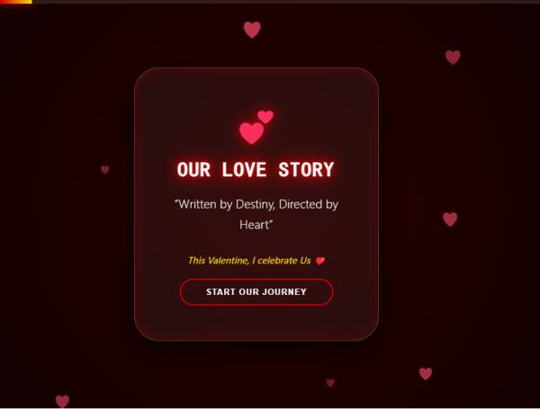 氛围情人节求婚互动小游戏模板