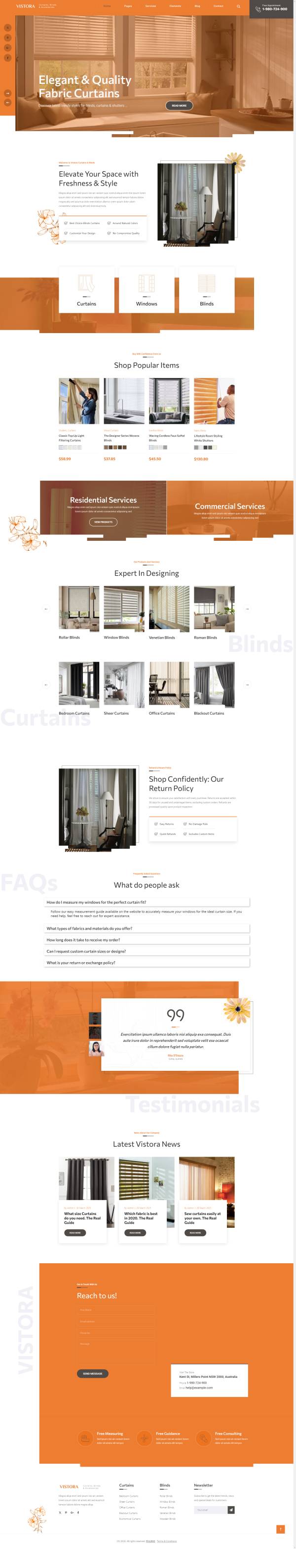 百叶Html窗帘网站推荐素材下载