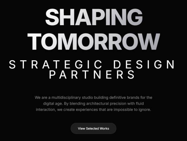 黑白动态字体css悬停效果特效