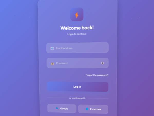全息用户登录立体界面设计界面
