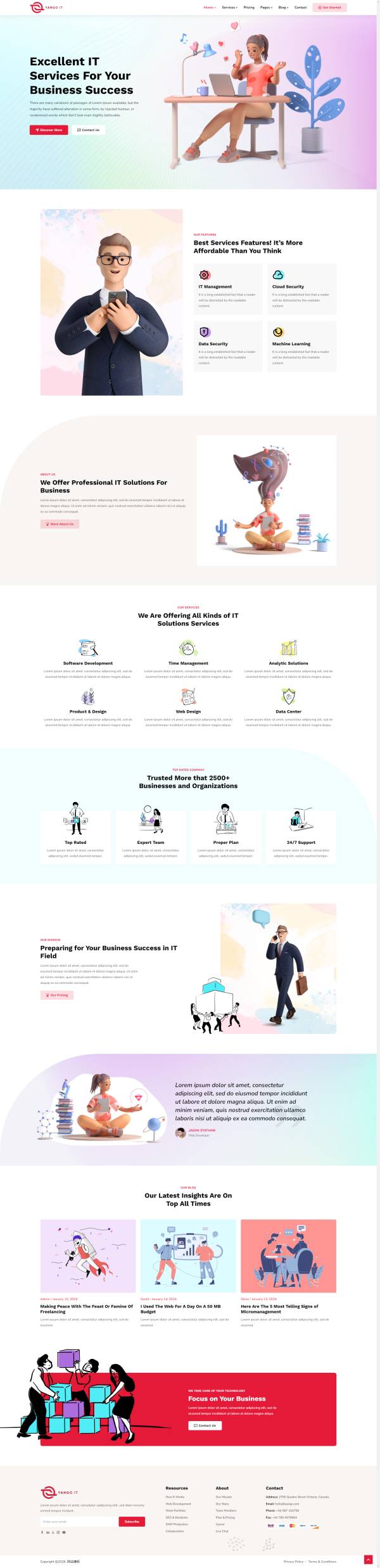 传媒数字媒体网页设计网站建设模板