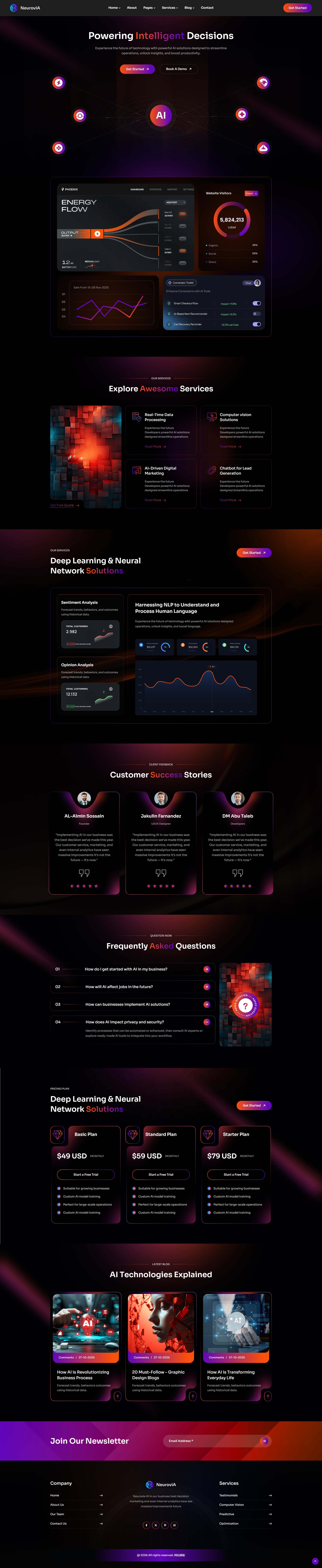 高新技术人工智能企业网站网站下载