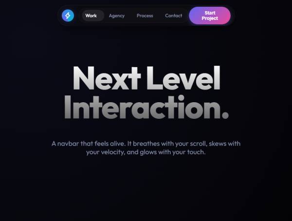 活力动画菜单导航栏