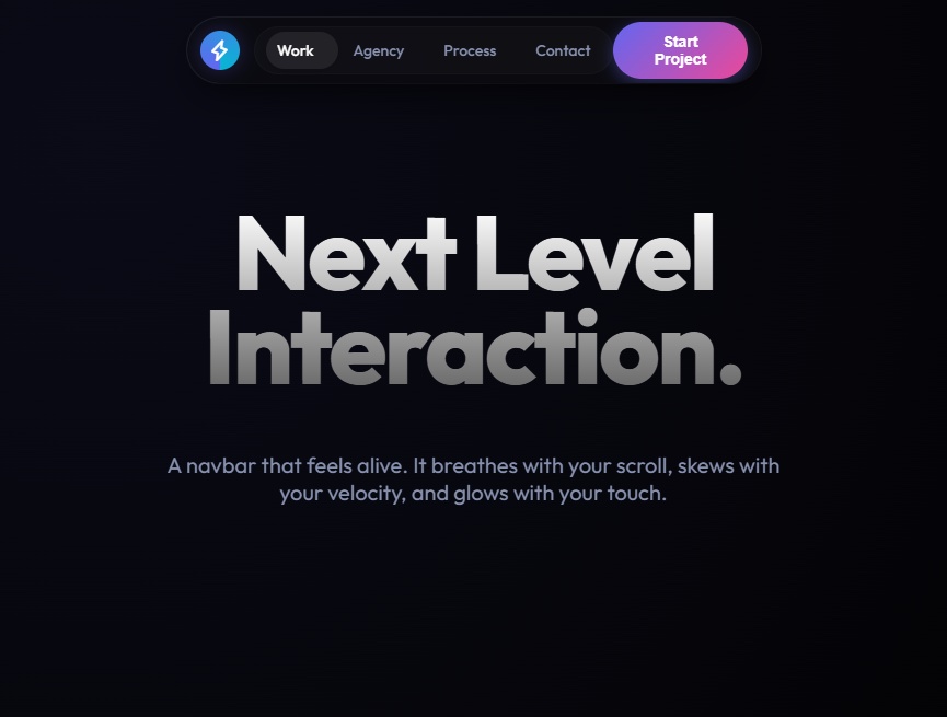 活力动画菜单导航栏