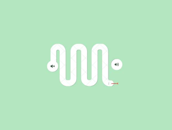 创意蛇形按钮音量滑块