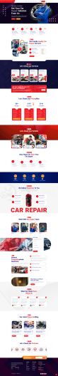 Bootstrap汽车维修服务模版