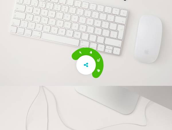 极简设计css社交分享按钮