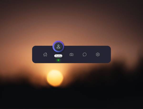 创意css3网页菜单导航栏设计