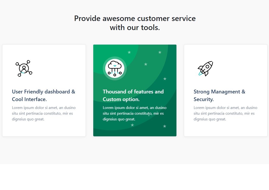 带有css3悬停动画的区块设计