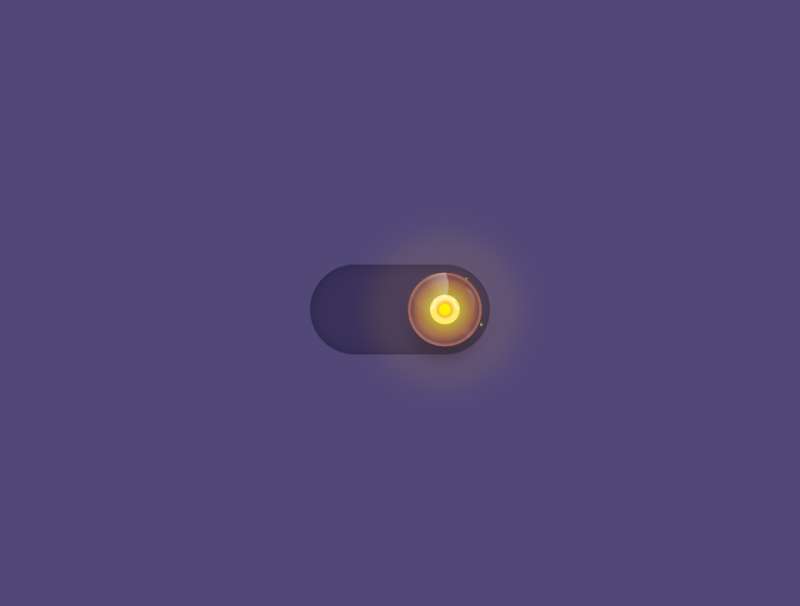css3点亮效果切换按钮设计