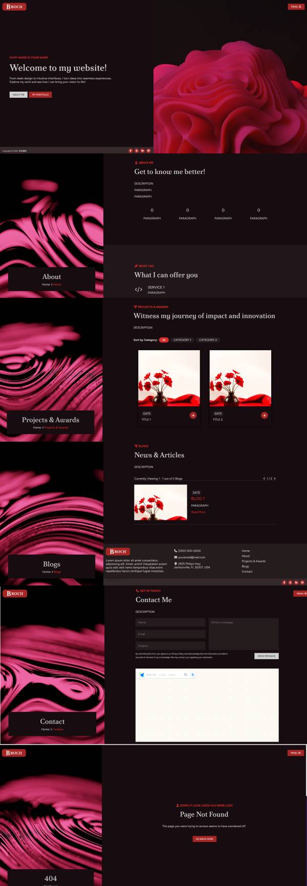 视觉艺术工作室html网页模板