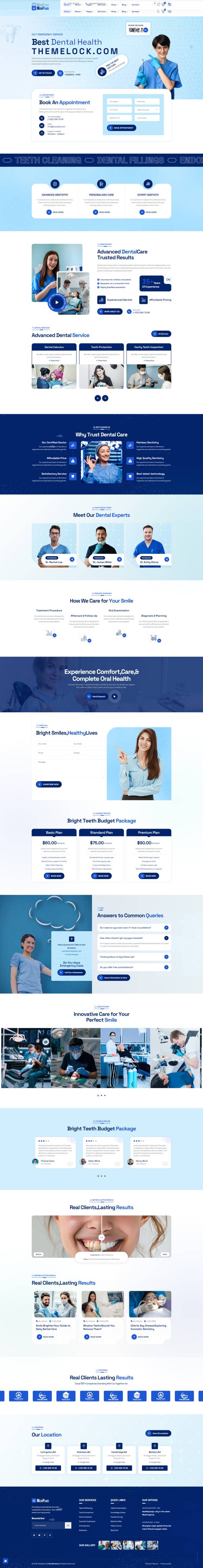 医疗健康行业多用途html网页模板