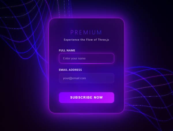 紫色线条动画背景注册登录页