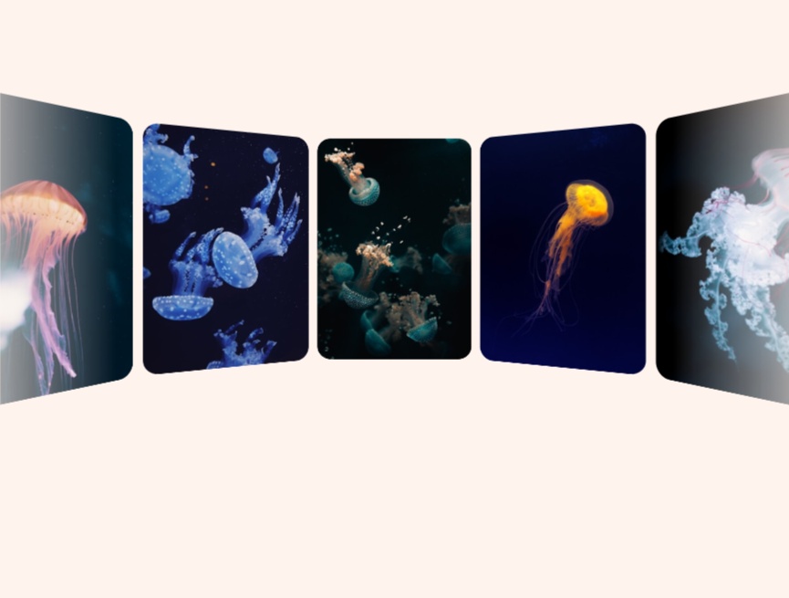 纯css 3D效果图片轮播显示特效