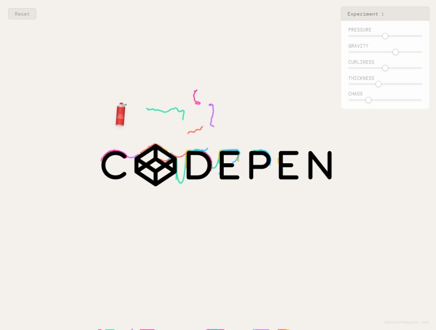js+html+css绘制的彩色喷漆特效