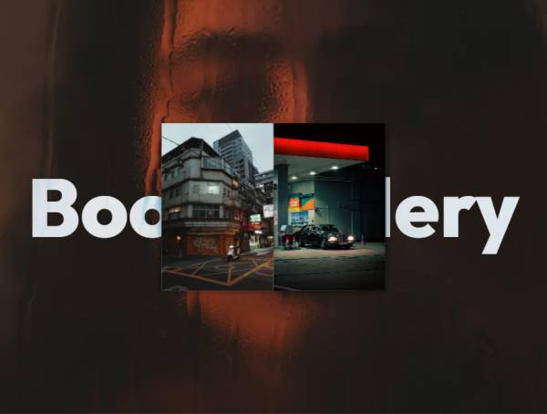 炫酷的js翻书效果图书画廊