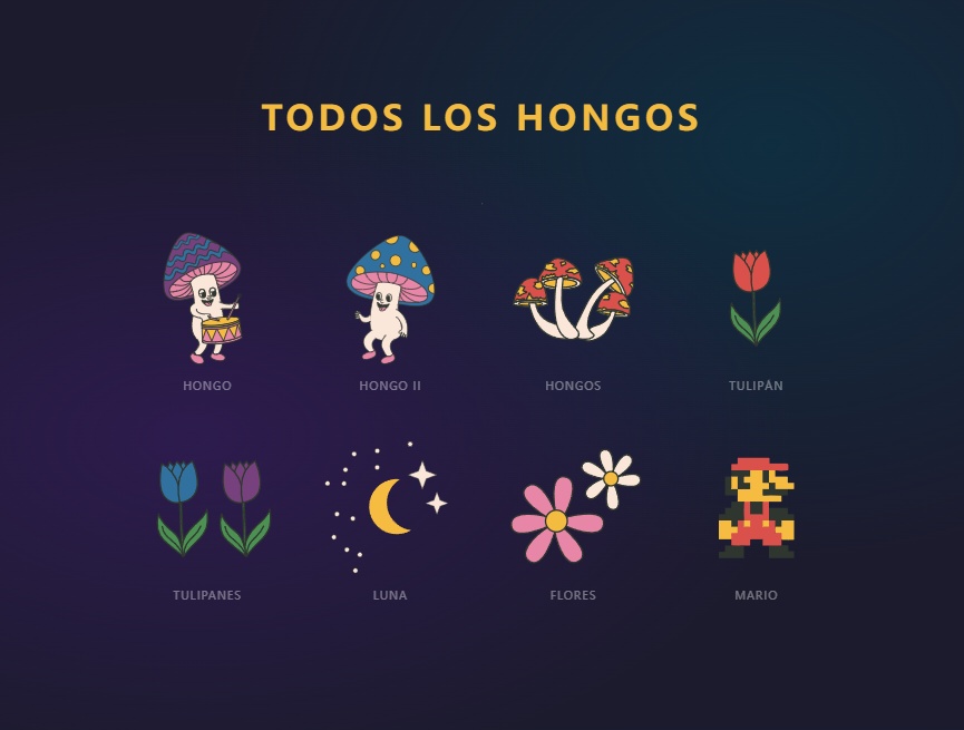 可爱的纯css卡通图片插画