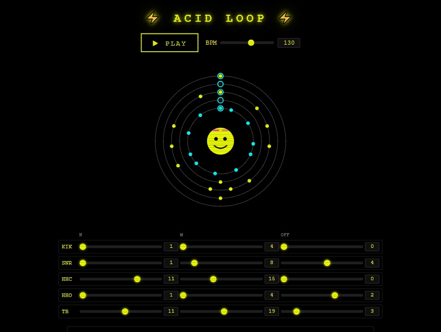 ACID 欧几里得序列器 CPC 环路特效素材