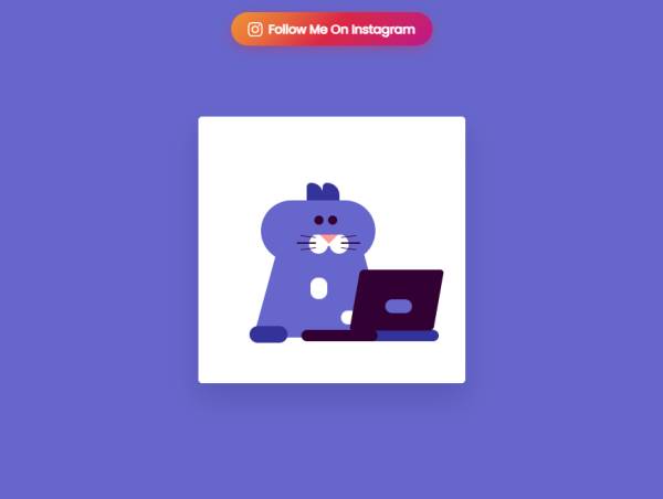 纯 CSS 绘制程序员卡通猫咪前端源码