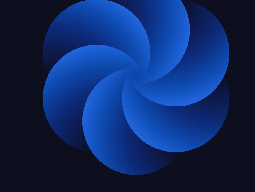 JS+CSS 交互式圆形图案 鼠标跟随动效源码