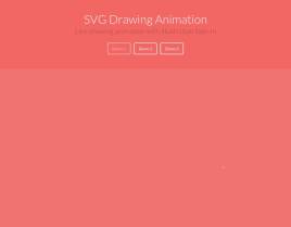 html5 SVG绘图动画制作页面加载loading绘图动画效果