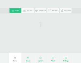 html5响应式图标导航菜单样式点击图标导航选项卡切换效果