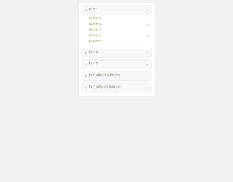 jquery menu插件垂直多级导航菜单展开收缩效果