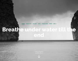 html5鼠标滚动页面顶部动画展示特效