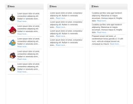 jQuery Bootstrap响应式新闻列表文字上下滚动特效