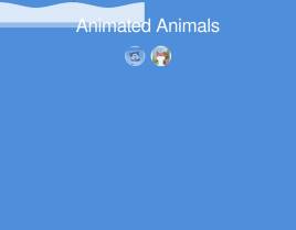 css3 svg卡通动物场景动画特效