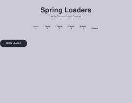 html5 canvas酷炫的页面预加载动画图标代码