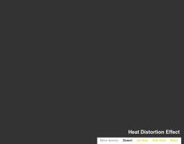 html5 canvas全屏热变形背景动画特效