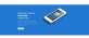蓝色简洁的手机移动应用开发公司单页模板