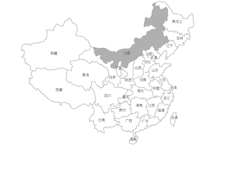 jQuery繪制中國(guó)省份地圖樣式代碼