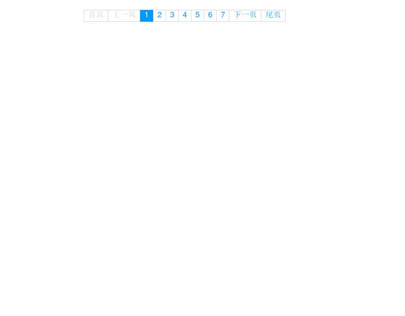 jquery分页插件蓝色的分页样式代码