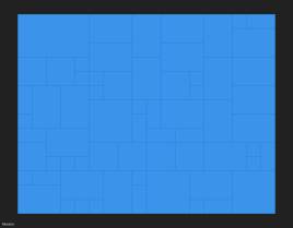 jQuery css3酷炫3D方块飘落动画特效