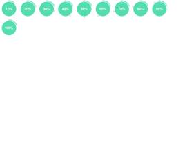 html5 canvas带百分比的圆形进度条动画特效