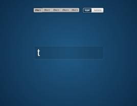 html5 css3仿打字输入动画特效