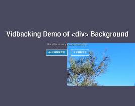 Html5全屏把视频作为页面背景特效
