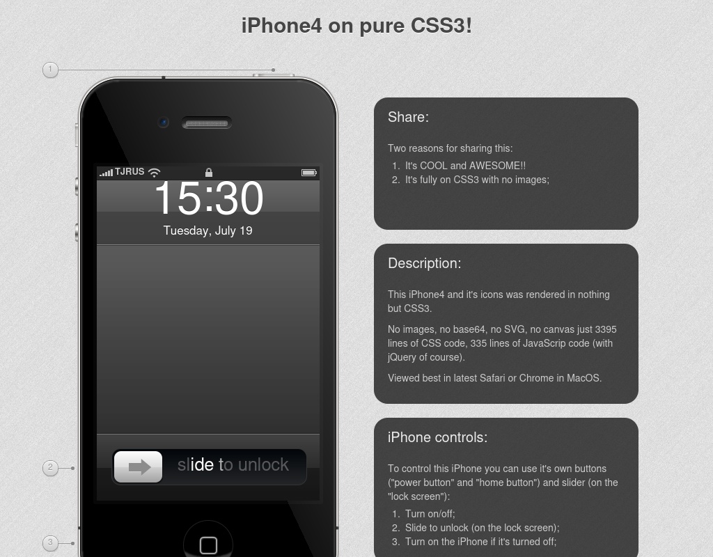 jquery css3模擬iPhone界面動畫效果