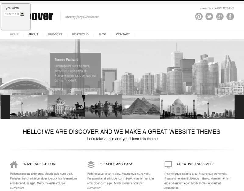 黑色的旅游景区网站HTML5响应式企业模板下载