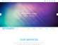 蓝色扁平的响应式网页设计公司网站html5单页模板下载