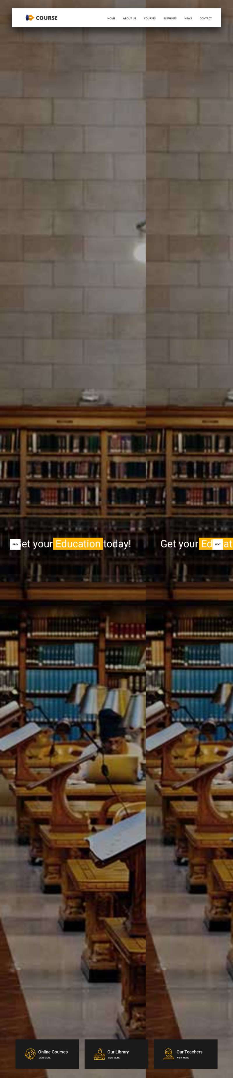 宽屏的大学学校教育机构网站模板