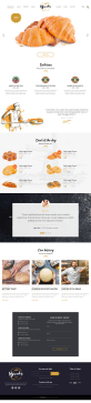 面包店美食在线订餐购物bootstrap网站模板