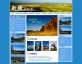 蓝色清新的新疆旅游网页模板首页html源码下载