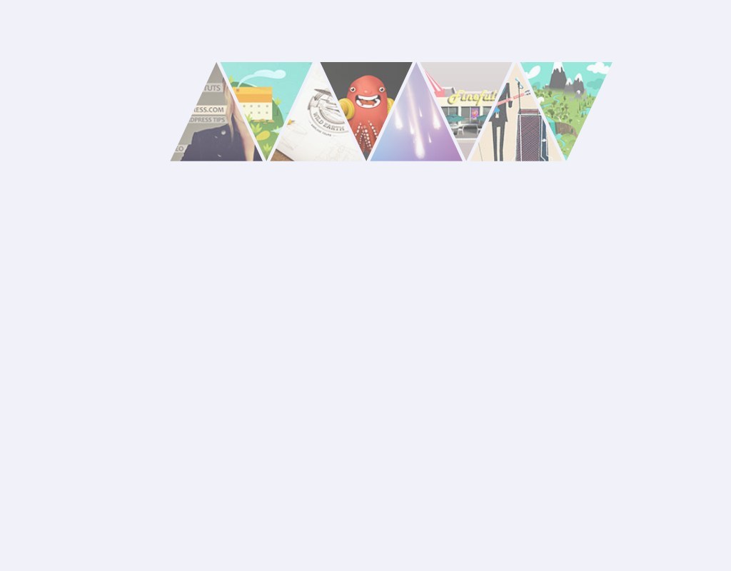 css3三角形布局transform旋轉(zhuǎn)列表圖片三角形布局代碼