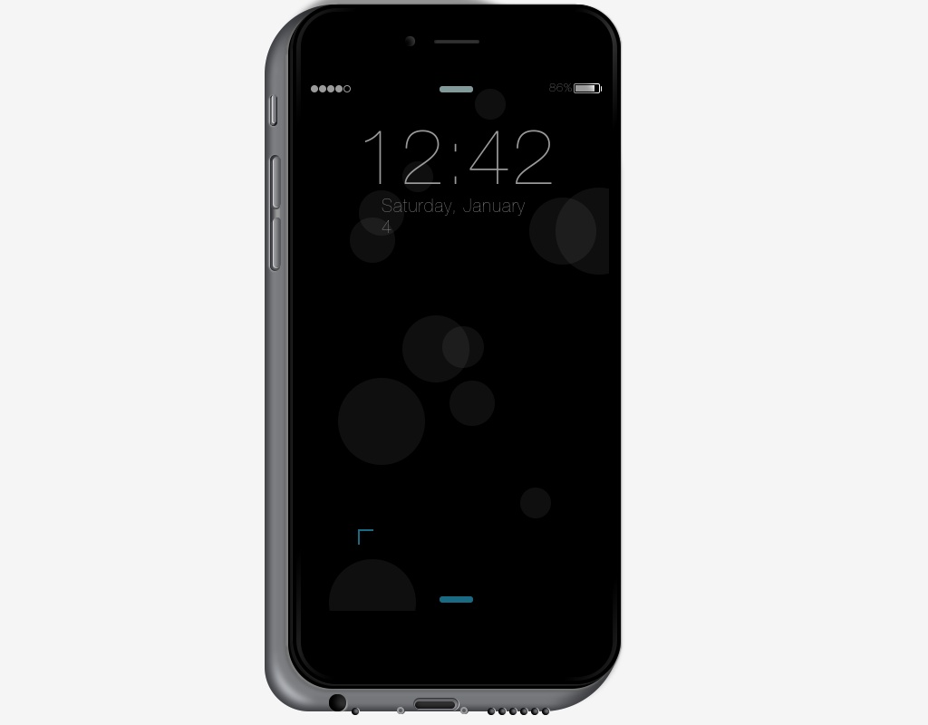 纯css3绘制3D iPhone6手机待机界面动画特效